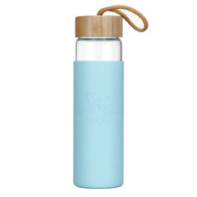 Load image into Gallery viewer, 650ml Glass Drink Bottle with Bamboo Lid - 650ML-SP - Wilfred Eco