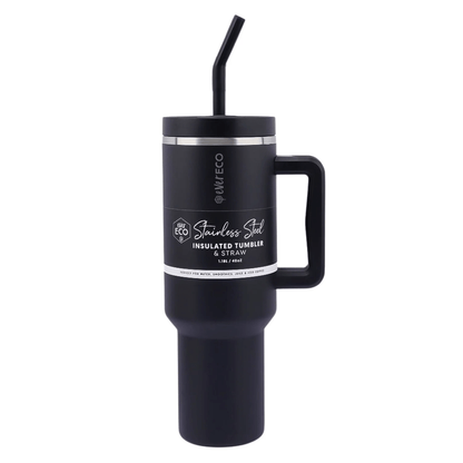 1.18L Insulated Stainless Steel Tumbler & Straw - PM290 - Wilfred Eco