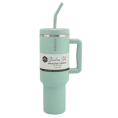 1.18L Insulated Stainless Steel Tumbler & Straw - PM292 - Wilfred Eco