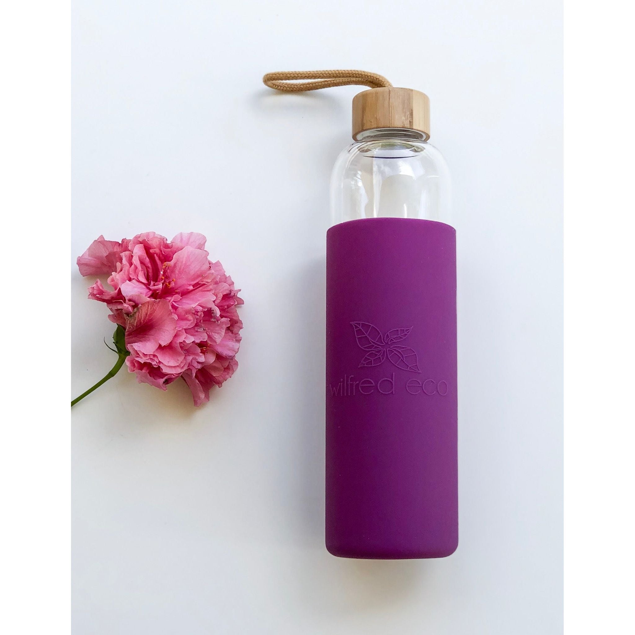 1L Glass Water Bottle Australian Registered Design Wilfred Eco