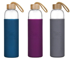 1L Reusable Glass Drink Bottle - 1L-PI - Wilfred Eco